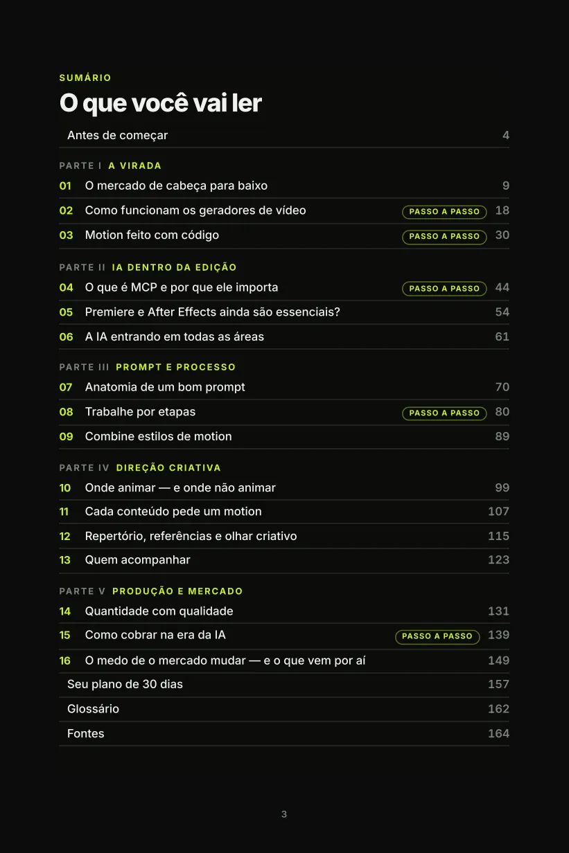 Página do sumário